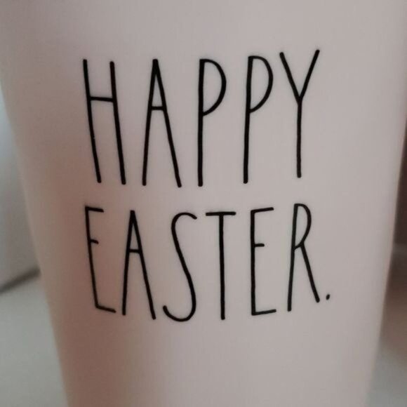 8 Happy Easter Cups Tumblers Rae Dunn Pink Plastic - Picture 11 of 11